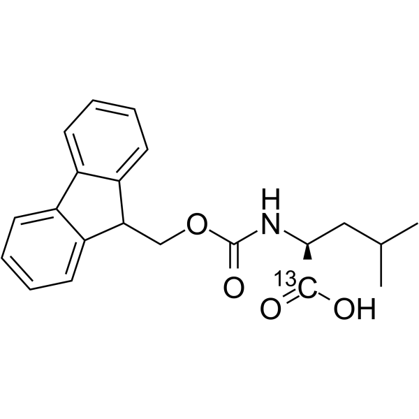 N-(9-芴甲氧羰基)-L-亮氨酸-1-13C