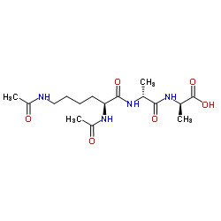 乙酰基-赖氨酰(乙酰基)-D-丙氨酰-D-丙氨酸