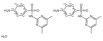 磺胺二甲基嘧啶-13C6 半水化合物