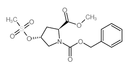 (2S,4R)-Cbz-4-甲磺酰氧基脯氨酸甲酯