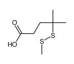 4-Methyl-4-(methyldisulfanyl)pentanoic acid