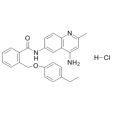 N-(4-氨基-2-甲基-6-喹啉基)-2-[(4-乙基苯氧基)甲基]苯甲酰胺盐酸盐