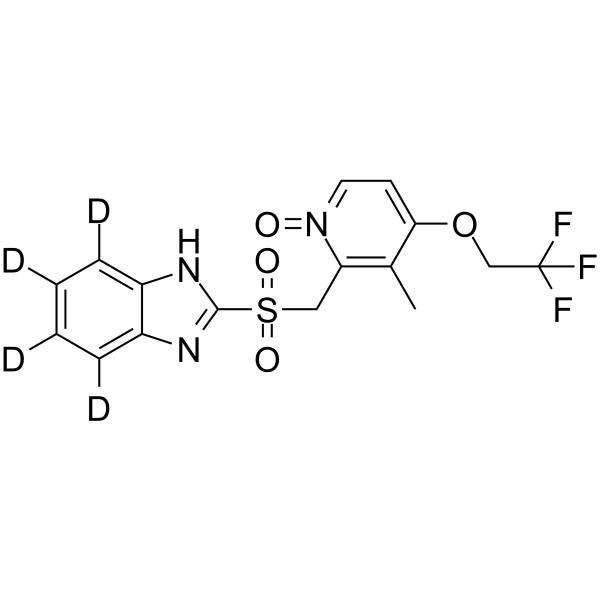 Lansoprazole sulfone N-oxide-d4