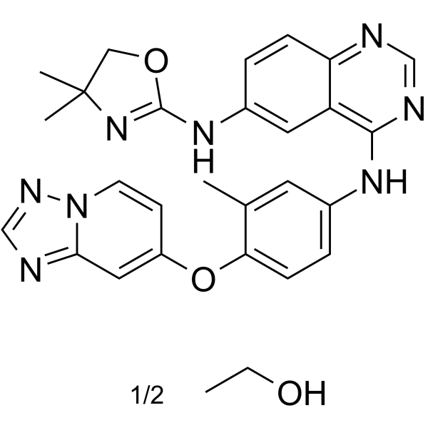 Tucatinib hemiethanolate