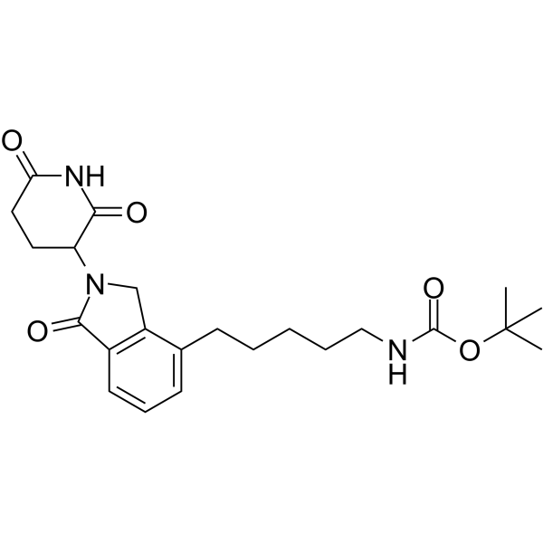 Lenalidomide-C5-amido-Boc