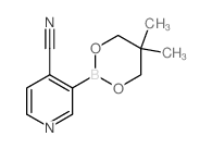 3-(5,5-二甲基-1,3,2-二氧杂硼烷-2-基)异烟碱腈