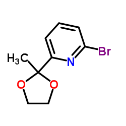 2-溴-6-(2-甲基-1,3-二氧戊烷-2-基)吡啶