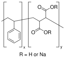2,5-呋喃二酮、乙烯基苯的聚合物钠盐