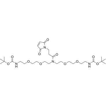 N-Mal-N-bis(PEG2-NH-Boc)