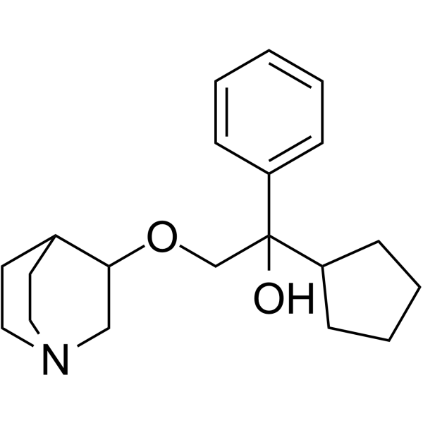 3-(2-苯基-2-环戊基-2-羟基乙氧基)奎宁环