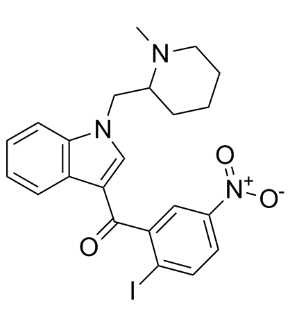 (R,S)-3-(2-碘-5-硝基苯甲酰)-1-(1-甲基-2-哌啶甲基)-1H-吲哚