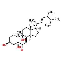 3,5,9-三羟基麦角甾-7,22-二烯-6-酮