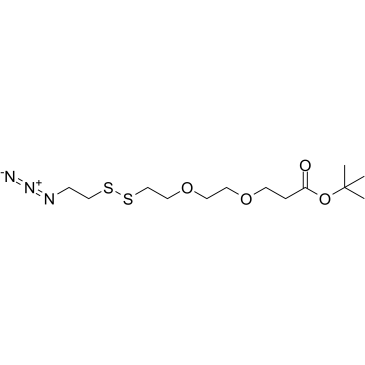 Azidoethyl-SS-PEG2-Boc