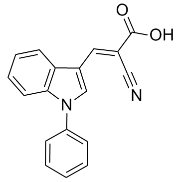 2-氰基-3-(1-苯基-1H-吲哚-3-基)-2-丙烯酸