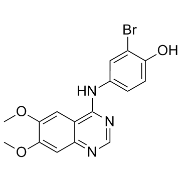 2-溴-4-(6,7-二甲氧基喹唑啉-4-基氨基)苯酚