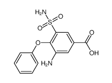 3-氨基-5-(氨基磺酰基)-4-苯氧基苯甲酸