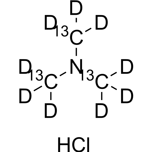 Trimethylammonium chloride-13c3,d9