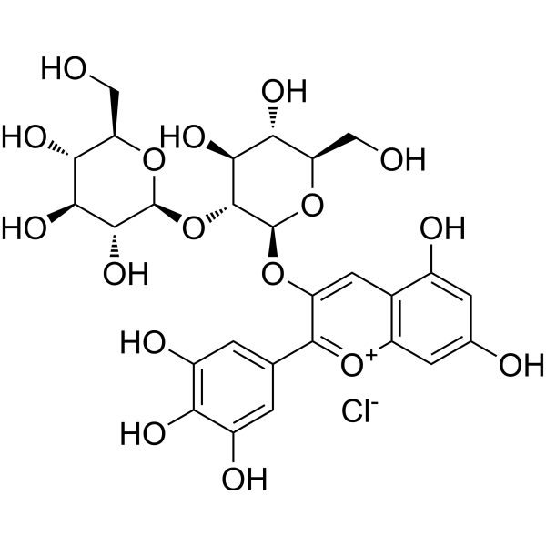 Delphinidin 3-diglucoside