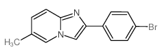 2-(4-溴苯基)-6-甲基咪唑[1,2-A]吡啶