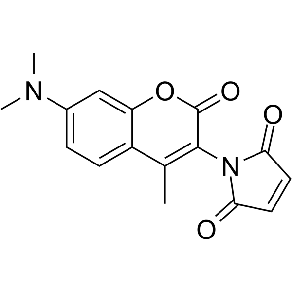 N-(二甲胺基-4-甲基香豆素基)顺丁烯二酰亚胺