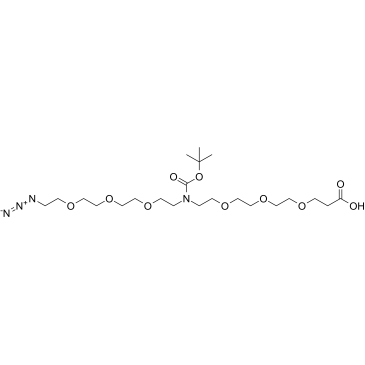 N-(Azido-PEG3)-N-Boc-PEG3-acid