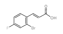 2-溴-4-氟肉桂酸