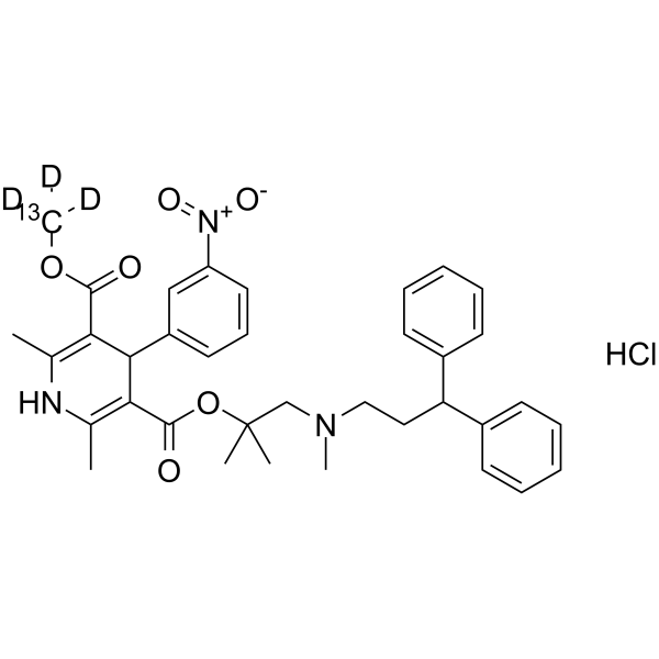 Lercanidipine-13C,d3-1 hydrochloride