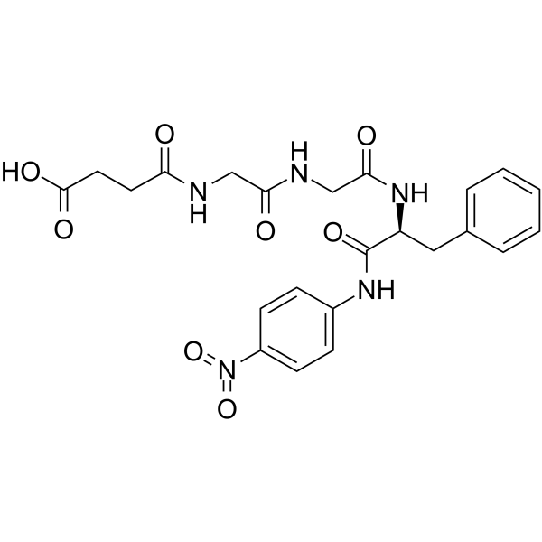 N-琥珀酰-甘氨酸-甘氨酸-苯丙氨酸-对硝基苯胺