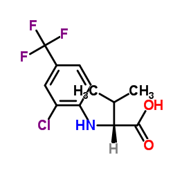 2-[2-氯-4-(三氟甲基)苯胺基]-3-甲基丁酸