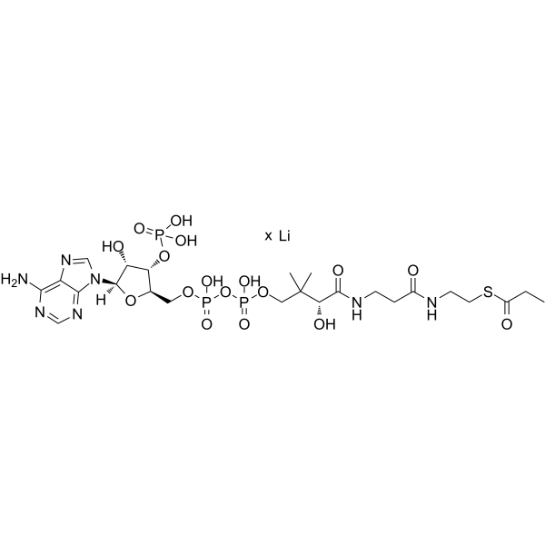 n-丙酰基辅酶 A 锂盐