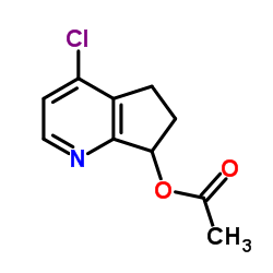 4-氯-6,7-二氢-5H-环戊并[b]吡啶-7-基乙酸酯