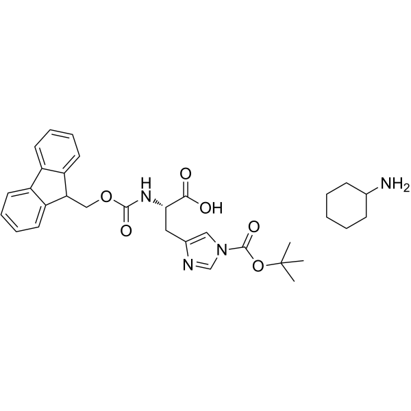 Fmoc-Boc-组氨酸(CHA 盐)