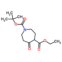 1-Boc-5-氧代氮杂环庚烷-4-甲酸乙酯