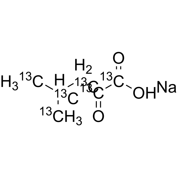 Alpha-ketoisocaproic acid-13C5 sodium