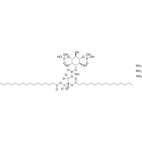 (Rac)-16:0PI(3,5)P2-d5 ammonium