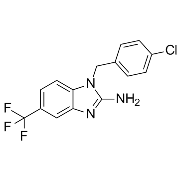 1-[(4-氯苯基)甲基]-5-(三氟甲基)苯并咪唑-2-胺