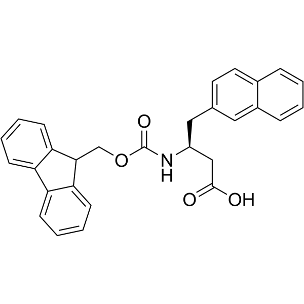 Fmoc-(S)-3-氨基-4-(2-萘基)丁酸