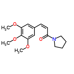 (2Z)-1-(1-吡咯烷基)-3-(3,4,5-三甲氧基苯基)-2-丙烯-1-酮