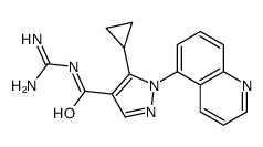 [1-(喹啉-5-基)-5-环丙基-1H-吡唑-4-甲酰基]胍盐酸盐