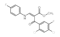 2-(2,4-二氯-5-氟苯甲酰基)-3-对氟苯胺基丙烯酸甲酯