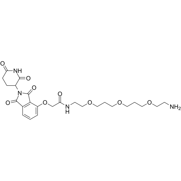 Thalidomide-O-amido-PEG1-(C1-PEG)2-C2-NH2