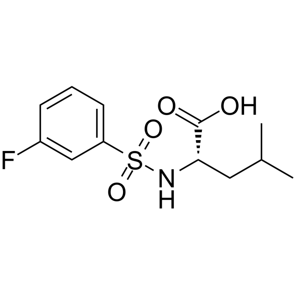 ((3-Fluorophenyl)sulfonyl)-L-leucine