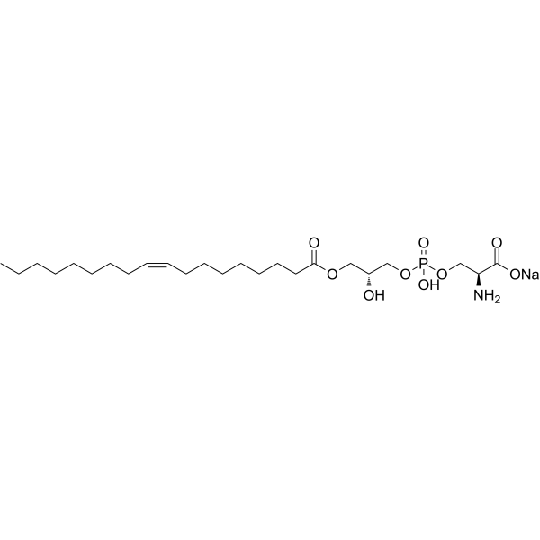 1-油酰基-2-羟基-sn-甘油-3-磷酸-L-丝氨酸(钠盐)