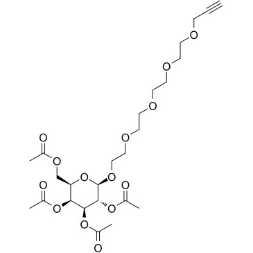 Propargyl-PEG4-tetra-Ac-beta-D-galactose