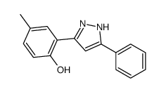 4-甲基-2-(5-苯基-1H-吡唑-3-基)-苯酚