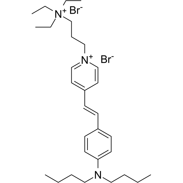 N-(3-三乙基铵丙基)-4-(4-(二丁基氨基)苯乙烯基)吡啶二溴盐