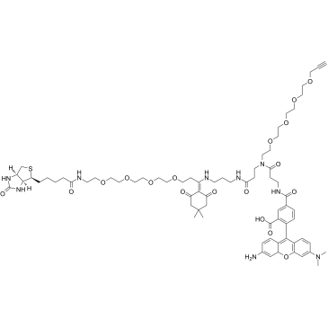 Dde Biotin-PEG4-TAMRA-PEG4 Alkyne