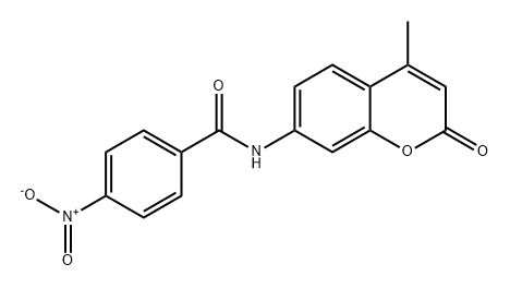 N-(4-甲基-2-氧代-2H-苯并吡喃-7-基)-4-硝基苯甲酰胺