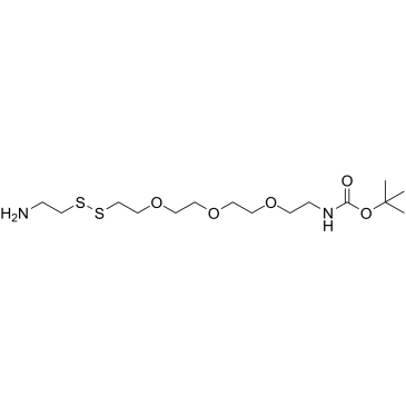 Amino-ethyl-SS-PEG3-NHBoc