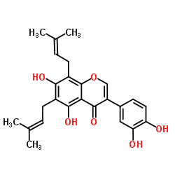 6,8-二异戊烯基香豌豆苷元